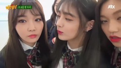 I.O.I,磪有情 - JTBC <认识的哥哥> 待机室访问(磪有情 VJ)
