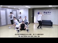 防弹少年团 - BTS - Blanket Kick 踢棉被 练习室版 中英字幕