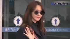 少女时代,允儿(少女时代) - 仁川机场出发-上海 视频2则