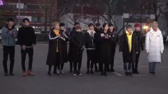 B1A4,Seventeen - 音乐银行上班路 Seventeen. B1A4帅气亮相