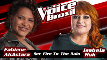 Isabela Huk,Fabiane Alcântara - Set Fire To The Rain 现场试听版