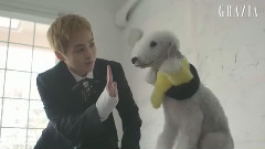 XIUMIN(EXO) - < GRAZIA KOREA >2017年1月号拍摄花絮
