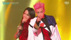 严正花,T.O.P(Bigbang) - Watch Me Move&Dreamer&背叛的蔷薇&D.I.S.C.O- SBS歌谣大战 现场版16/12/26