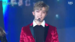 Seventeen,GOT7,GFriend,TWICE - 母亲是谁 - SBS歌谣大战 现场版16/12/26