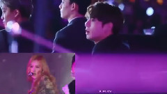 防弹少年团,田柾国(防弹少年团),BLACKPINK - 田柾国台下观看BLACKPINK表演