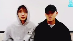 V(防弹少年团) - vapp直播 Seventeen Joshua祝同一天生日的金泰亨V生日粗卡 16/12/30