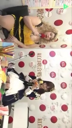 AKB48,NMB48,山本彩 - LINELIVE 第67回NHK紅白歌合戦"紅白楽屋トーク"NMB48 山本彩