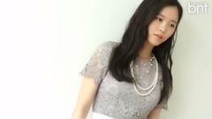 韩国群星 - 韩国演员姜汉娜写真花絮 黑色皮背心冷酷性感