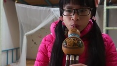 音乐短片 - 弯弯的月亮葫芦丝独奏