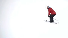 音乐短片 - Foreign brother freestyle skiing in winter snow