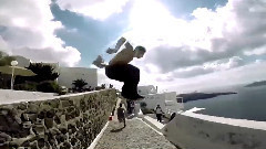 音乐短片 - The Handsome Boy Play Parkour Figure More Difficult