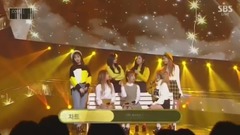 SONAMOO - Talk About You&I Think I Love You - SBS 人气歌谣 现场版 17/01/15