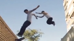 音乐短片 - 国外街头玩转跑酷