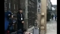 刘清沨 - 粉丝用手机拍摄刘清沨2017写真拍摄现场