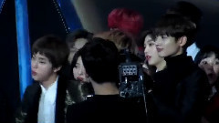 EXO,KAI(EXO) - Reaction to Rain's Stage