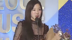 太妍(少女时代) - 本赏 - 第26届首尔歌谣大赏 现场版 17/01/19