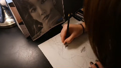 少女时代,太妍(少女时代) - Drawing Kim Taeyeon SNSD ¦ ASMR