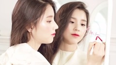 韩国群星 - 1月激动的粉红色妆容