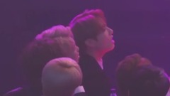 田柾国(防弹少年团) - 台下田柾国观看BLACKPINK舞台表演时的反应