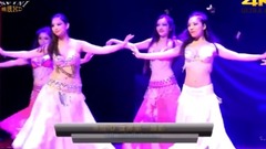 舞蹈视频 - 北京少女团集体表演印度肚皮舞