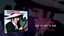 Vicente Fernández - Que Te Vas Te Vas (Cover Audio)