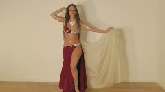 音乐短片 - 国外美丽Ya 纱巾肚皮舞