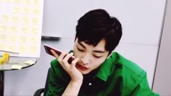 防弹少年团 - 金珉载Vapp 电话连线 V CUT