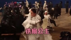 杨幂 - <三生三世十里桃花>桃花大爆料:杨幂吊威亚现场练打戏