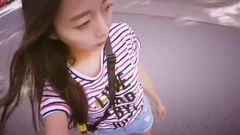 韩国群星,音乐短片 - 这个妹子把滑板玩出了花
