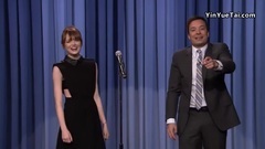 欧美群星 - Jimmy Fall With Emma Stone