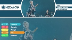 DAY6 - You Were Beautiful 成员歌词分布时长统计