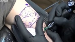 音乐短片 - 把中国画纹在手上 不知道会不会带来中国运?