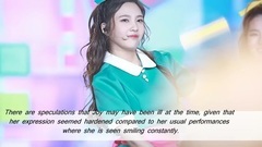 Red Velvet,JOY(Red Velvet) - Joy Nearly Injures Herself 在Rookie"表演期间