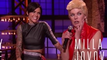 Ruby Rose,Milla Jovovich - Ruby Rose & Milla Jovovich 对嘴节目现场CUT