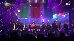 韩国群星 - 韩国偶像 JISOO X DOYOUNG X JINYOUNG 最新联合舞台_超清
