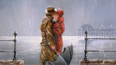 音乐短片 - 雨中的吻