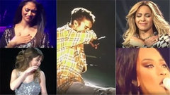 Beyonce,Miley Cyrus,Justin Bieber,Selena Gomez,Ariana Grande - 盘点欧美歌手在舞台落泪片段