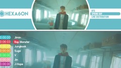 防弹少年团 - Spring Day 成员歌词分布时长统计