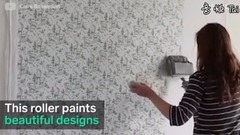 音乐短片 - 这种图案的滚筒可以让你画上美丽的设计