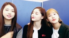 I.O.I,周洁琼(PRISTIN),林娜荣(PRISTIN),PRISTIN - 啊哦!!(直播) 娜荣&洁琼&Yuha(倞媛)篇
