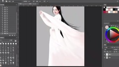 杨幂 - 浅浅 大神用PS手绘杨幂白浅全过程,简直美若天仙!