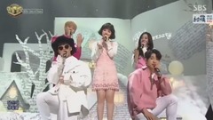乐童音乐家,朴珍荣(GOT7),道英（NCT）,BLACKPINK - 冬天的孩子 - SBS 人气歌谣 现场版 17/02/19