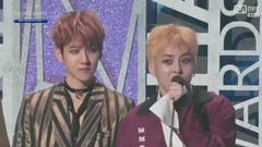 EXO - 年度歌手专辑部门第二季度 - 第六届GAON Chart颁奖礼现场版17/02/22