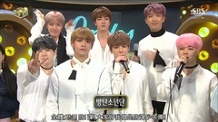 防弹少年团,NCT,BLACKPINK - 采访中字 - SBS人气歌谣 中文字幕 17/02/26