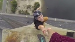 音乐短片 - Сальто на 120-метровом мосту в Киеве