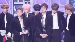 防弹少年团 - 唱片部门 4季度 Rapmon 外语 获奖感言 cut