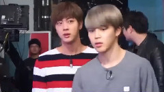 防弹少年团,JIMIN(防弹少年团),JIN(防弹少年团) - BTS Jin and Jimin filming Hello Counselor Tras Cam