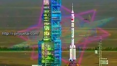 风景,音乐短片,乐动城市 - 神舟十一号飞船 - 3D梅塔特隆立方体演示