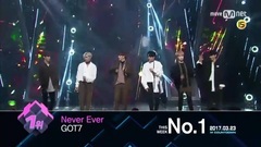 韩国群星,BTOB,GOT7,GFriend,gugudan - Top10 & 一位安可