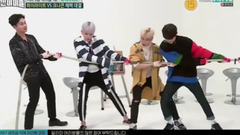 KNK,Highlight - 拔河对决 - 一周的偶像 17/03/29
